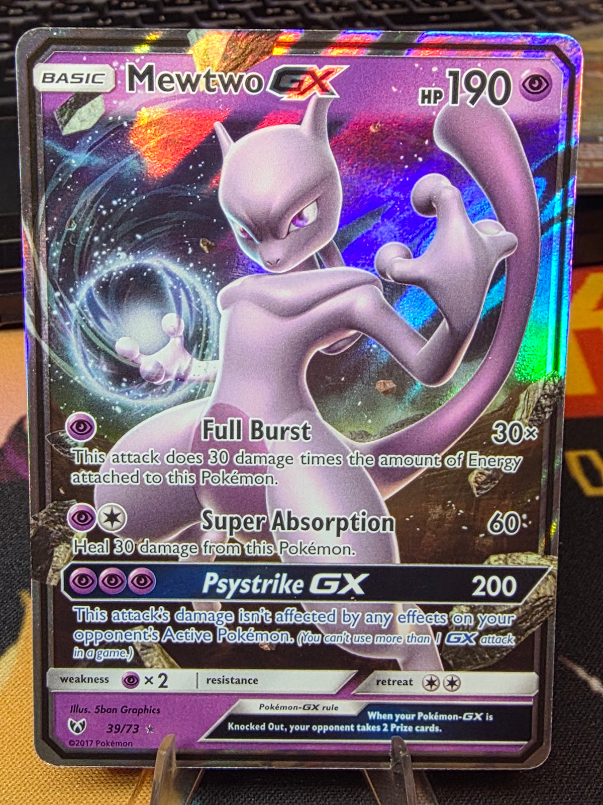 Mewtwo GX Shining Legends Ultra Rare 39