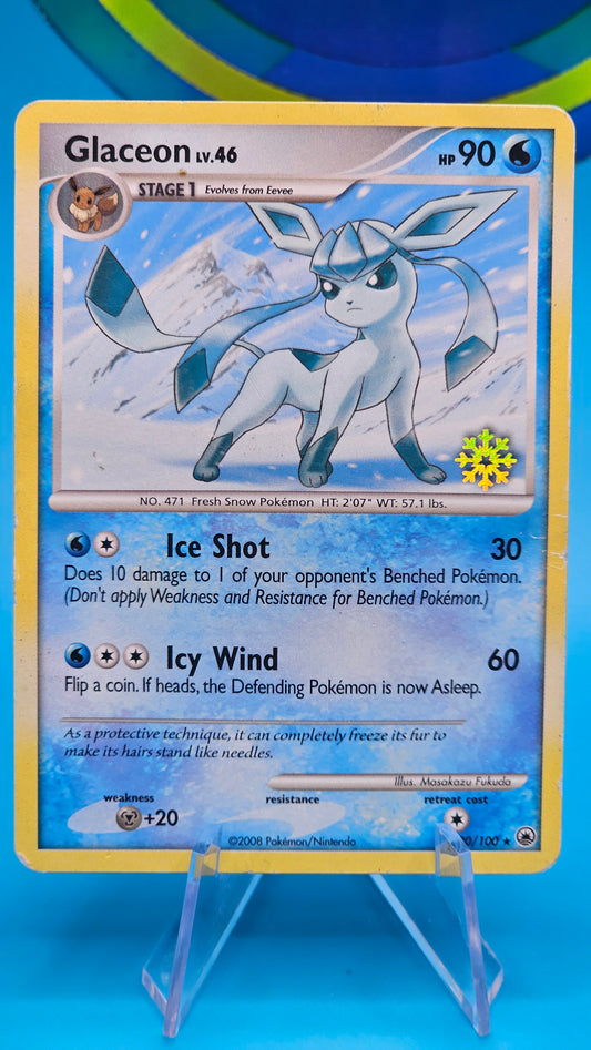 GLACEON RARE SNOWFLAKE STAMP