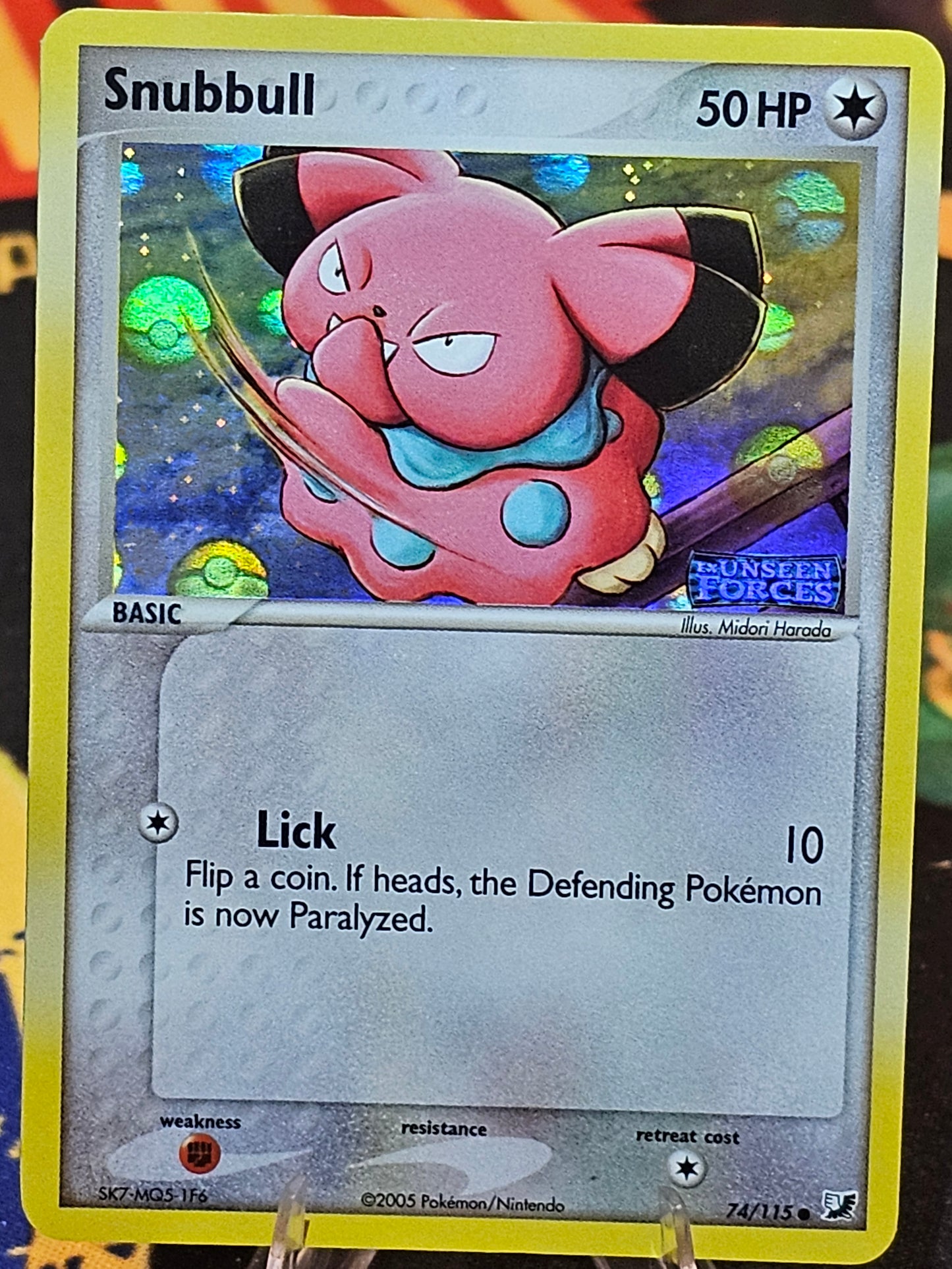 Snubbull Unseen Forces 74/115 Reverse Holo LP