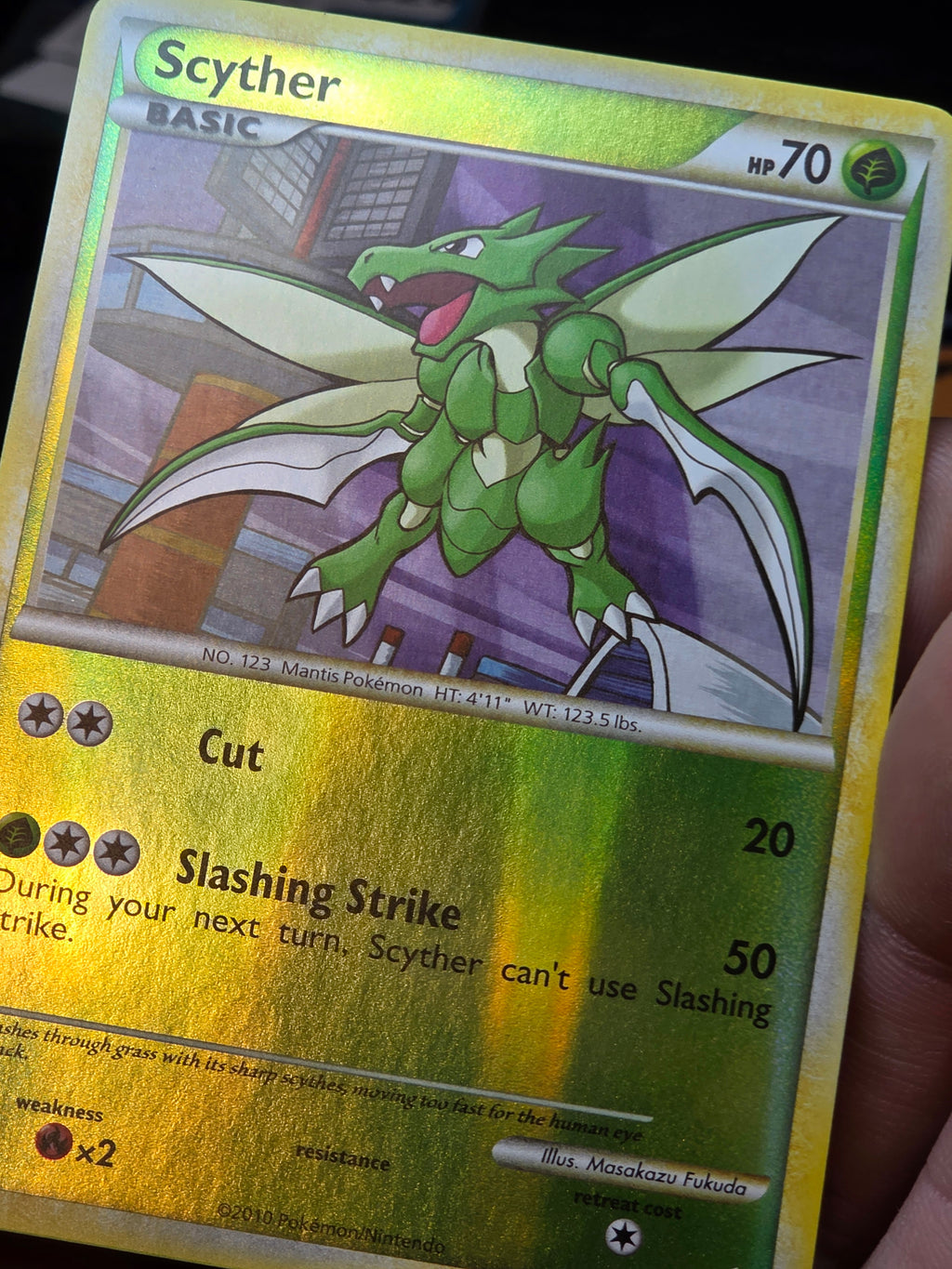 Scyther 65/90 Undaunted Reverse Holo