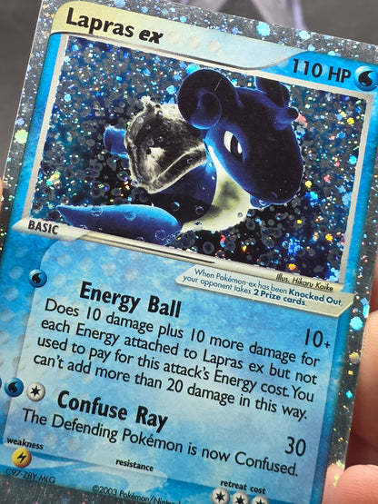 Lapras ex 99/109 Ruby and Sapphire Holo Ultra Rare Pokemon