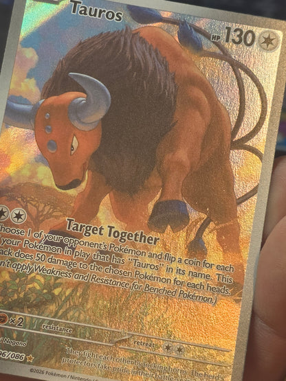 Tauros 096/086 Illustration Rare Chaos Rising Pokémon