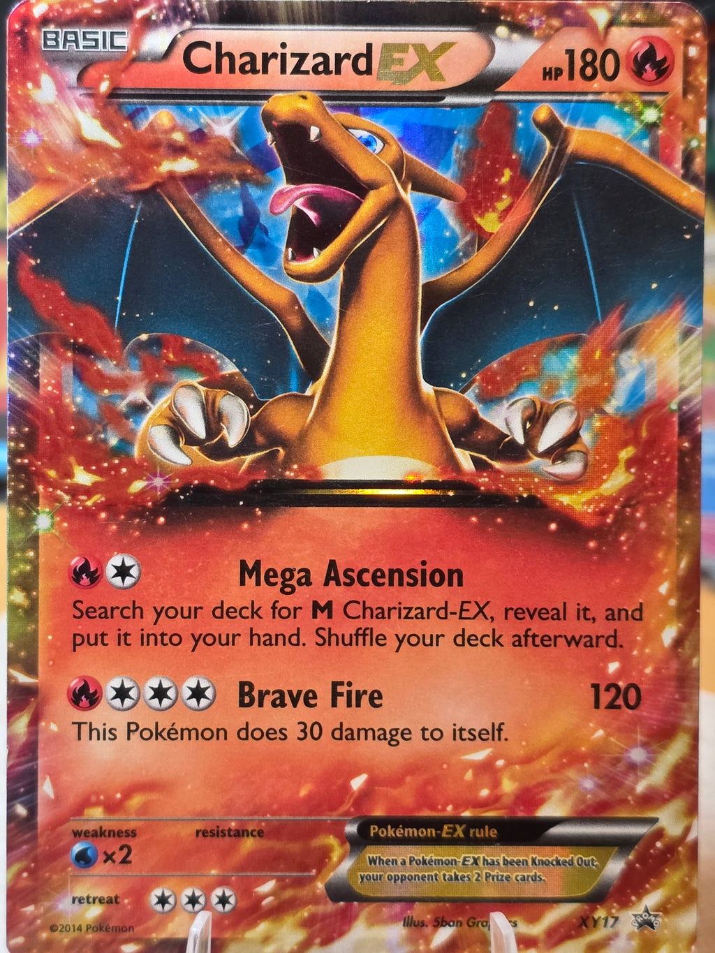 Charizard EX XY17 Holo Pokemon TCG Black Star Promo Card