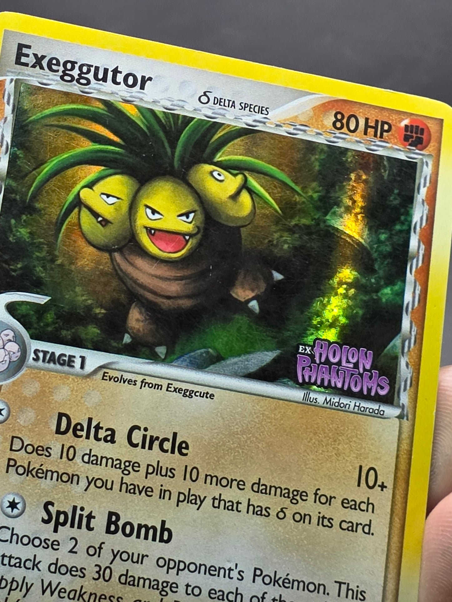 Exeggutor Reverse Holo Stamped (Delta Species) #41/110 Holon Phantoms MP