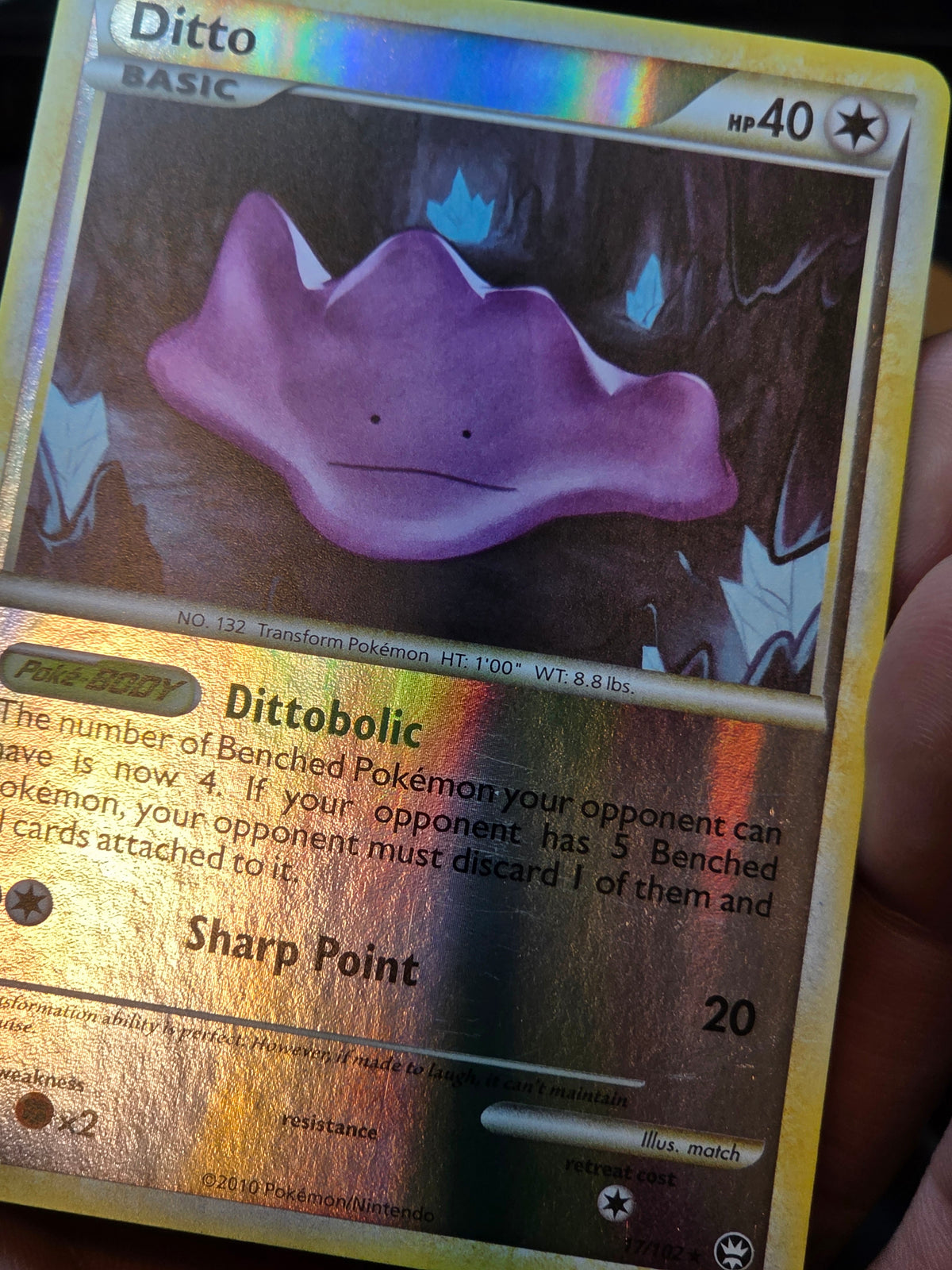 Ditto 17/102 Triumphant Reverse Holo