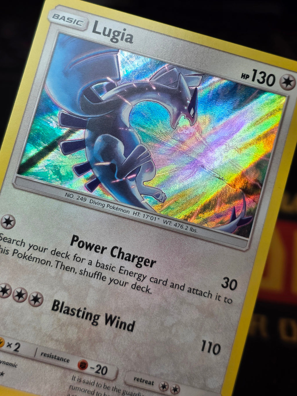 Lugia Team Up Holo Rare 131