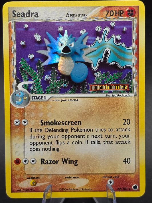 Seadra Stamped Reverse Holo Delta Species Dragon Frontiers