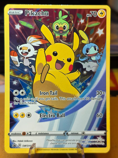 Pikachu 2020 Pokemon Sword & Shield Figure Promo #SWSH020
