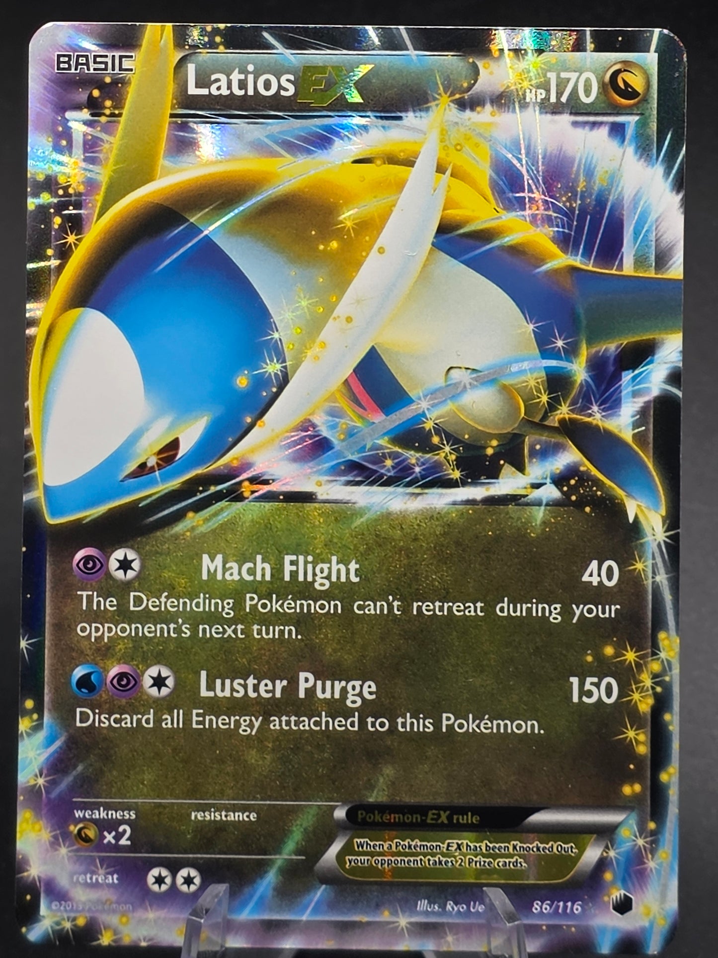 Pokemon Latios EX 86/116 Plasma Freeze Ultra Rare Holo NM