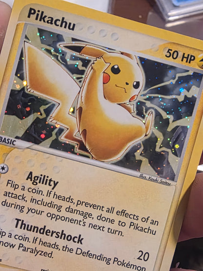 Pikachu Holo #12 Black Star PROMO Pokemon 2003 HOLO LP