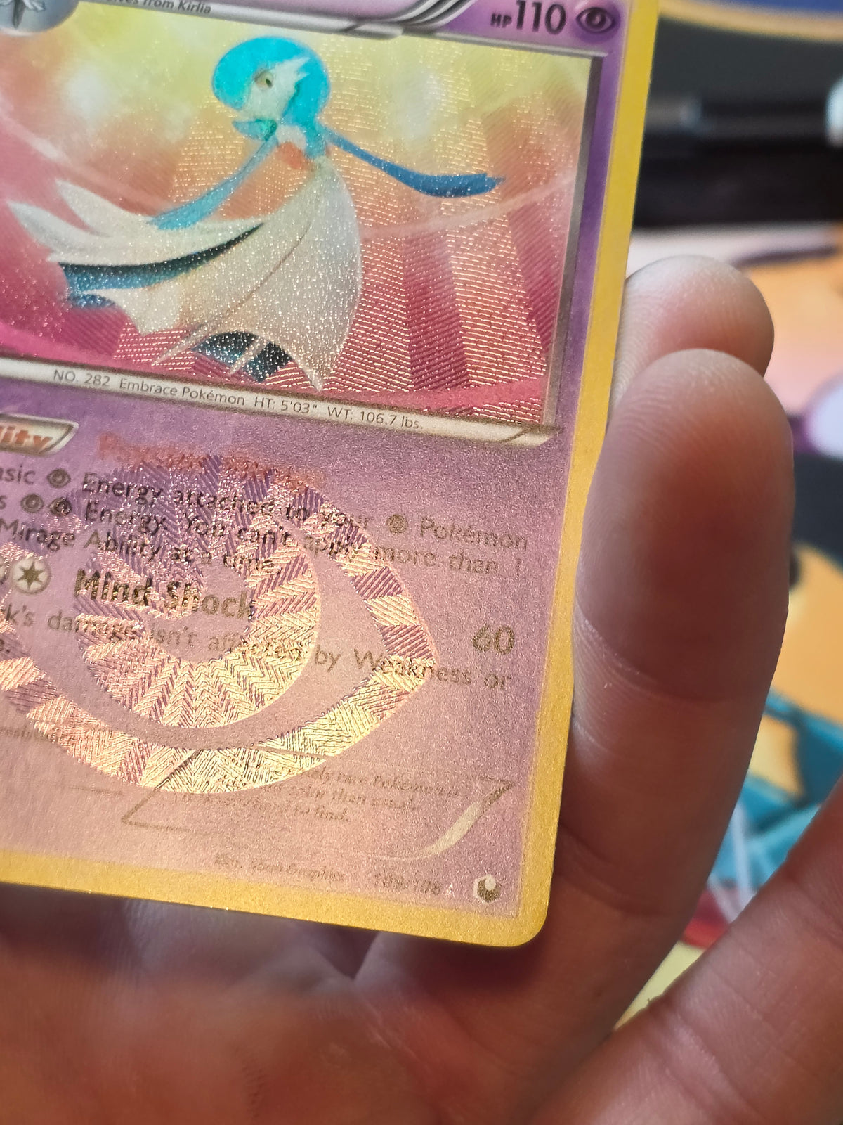 GARDEVOIR 109/108 Secret Rare Ultra Dark Explorers Textured 2012 NM