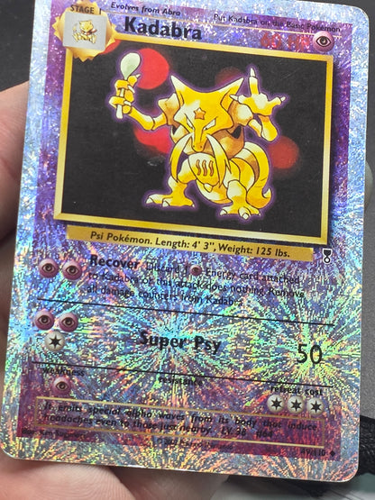 Pokémon TCG 2002 Legendary Collection Kadabra 49/110 Reverse Holo LP/MP
