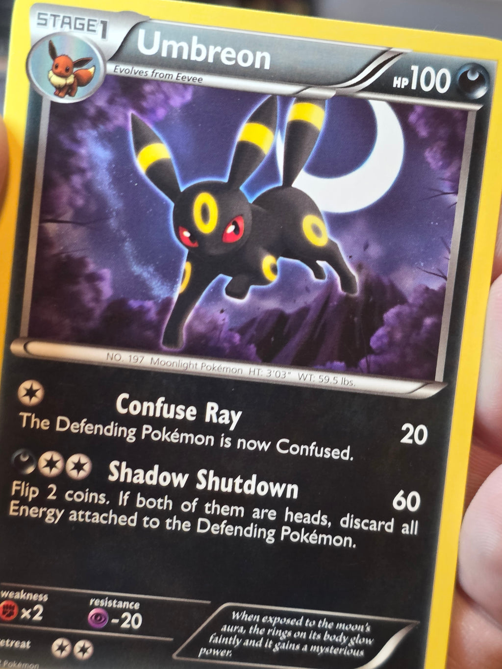 Umbreon 61/108 Uncommon Dark Explorers Pokemon