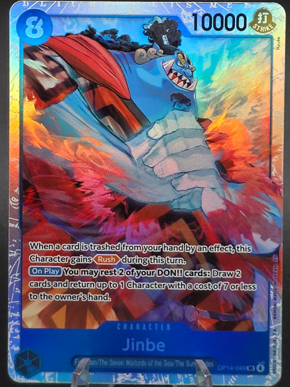 Jinbe (SR) OP14-049 One Piece TCG The Azure Sea's Seven- NM