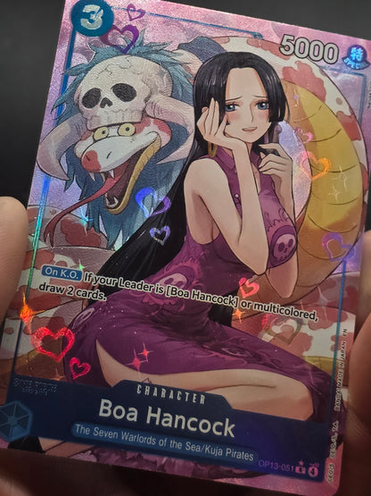 Boa Hancock Alt Art OP13-051 R One Piece Carrying On His Will English NM