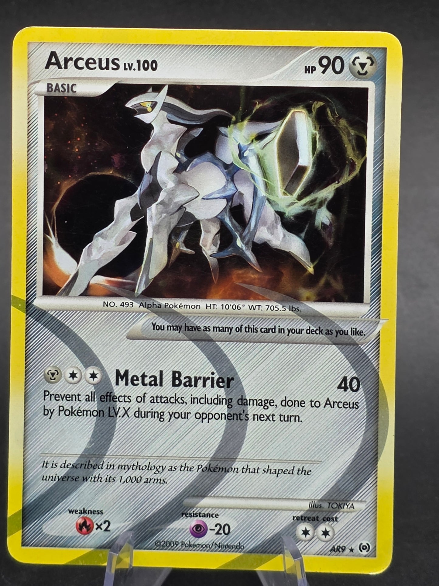 Arceus AR9 Rare Platinum Arceus Holo LP