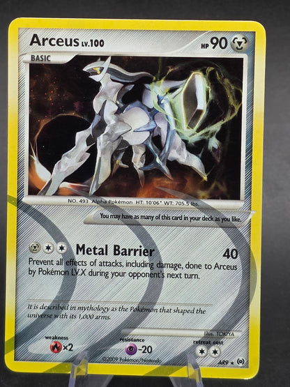 Arceus AR9 Rare Platinum Arceus Holo LP