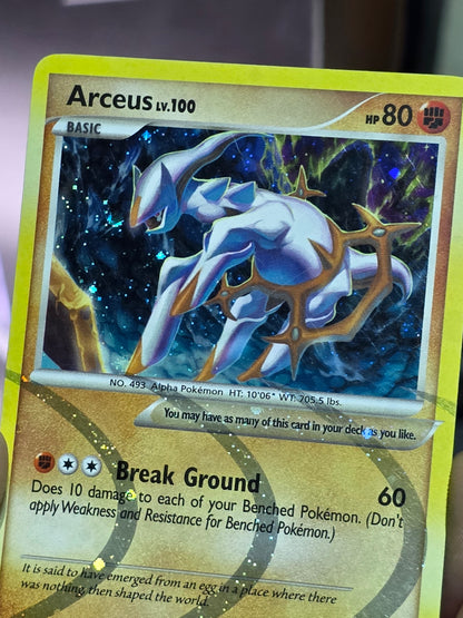 Arceus lv. 100 AR8 - Platinum Arceus Holo Rare - Pokémon Card TCG - VLP