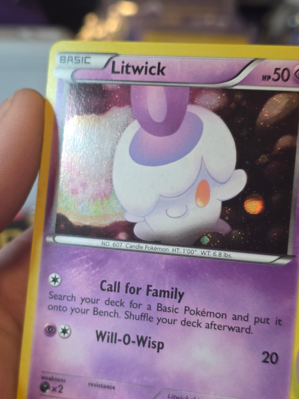 Litwick Black and White Promos Holo Rare BW27