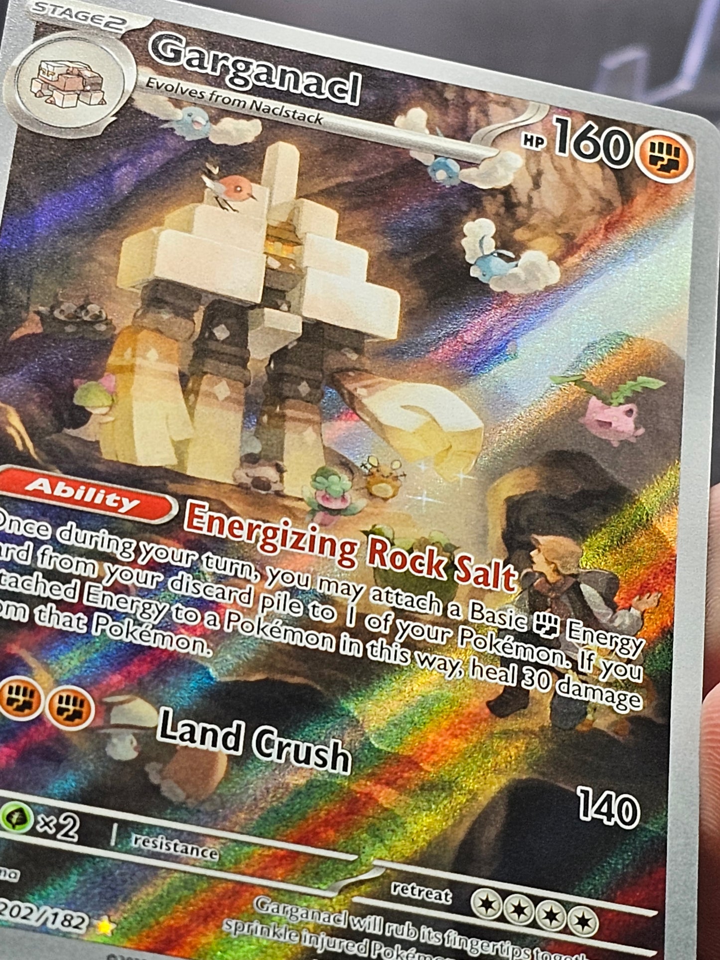 Garganacl 202/182 Sv04: Paradox Rift Holo Illustration Rare NM