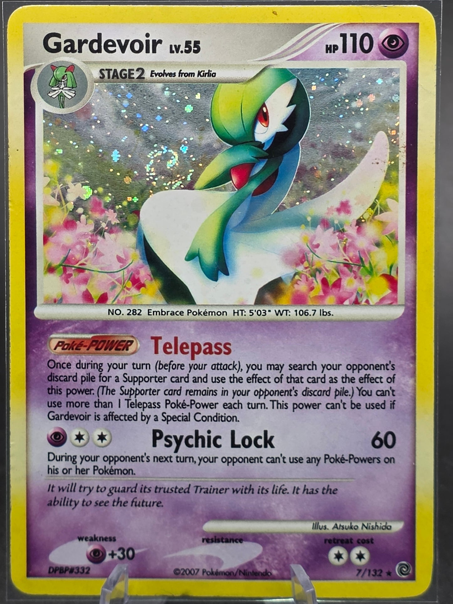 Gardevoir 7/132 Secret Wonders Holo w/Swirl-Back MP