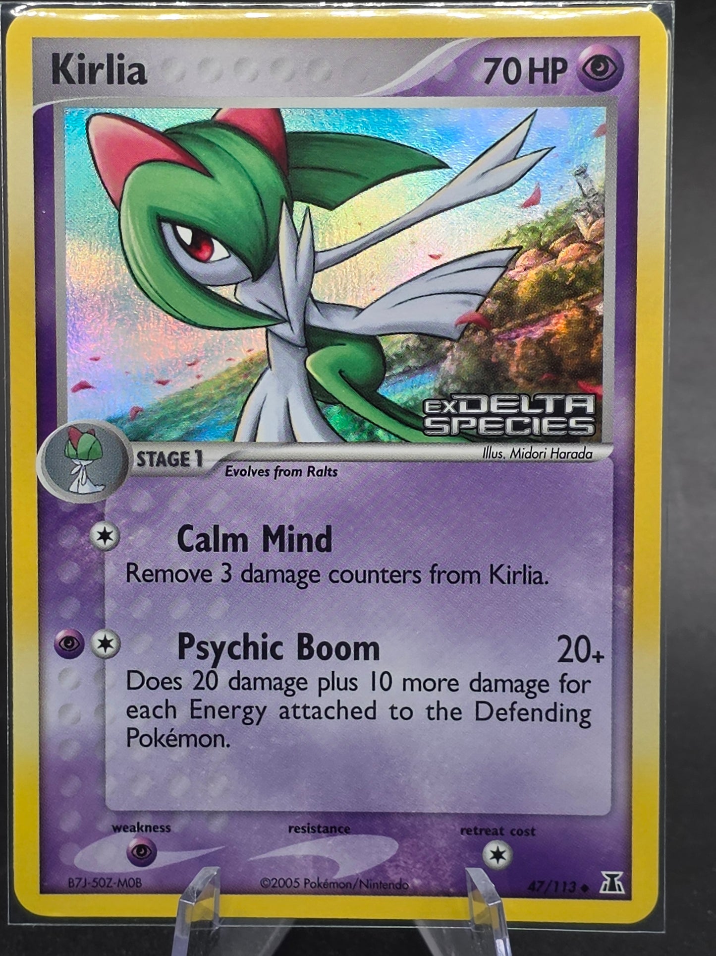 Kirlia Delta Species 47/113 Reverse Holo Stamped NM/M