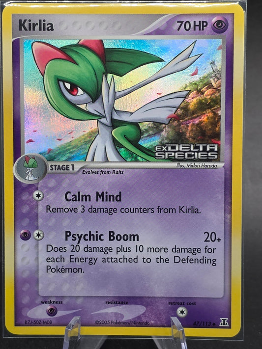 Kirlia Delta Species 47/113 Reverse Holo Stamped NM/M