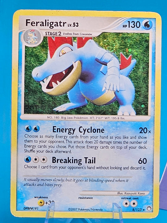 Feraligatr 8/123 Mysterious Treasures Holo Rare MP 8/123