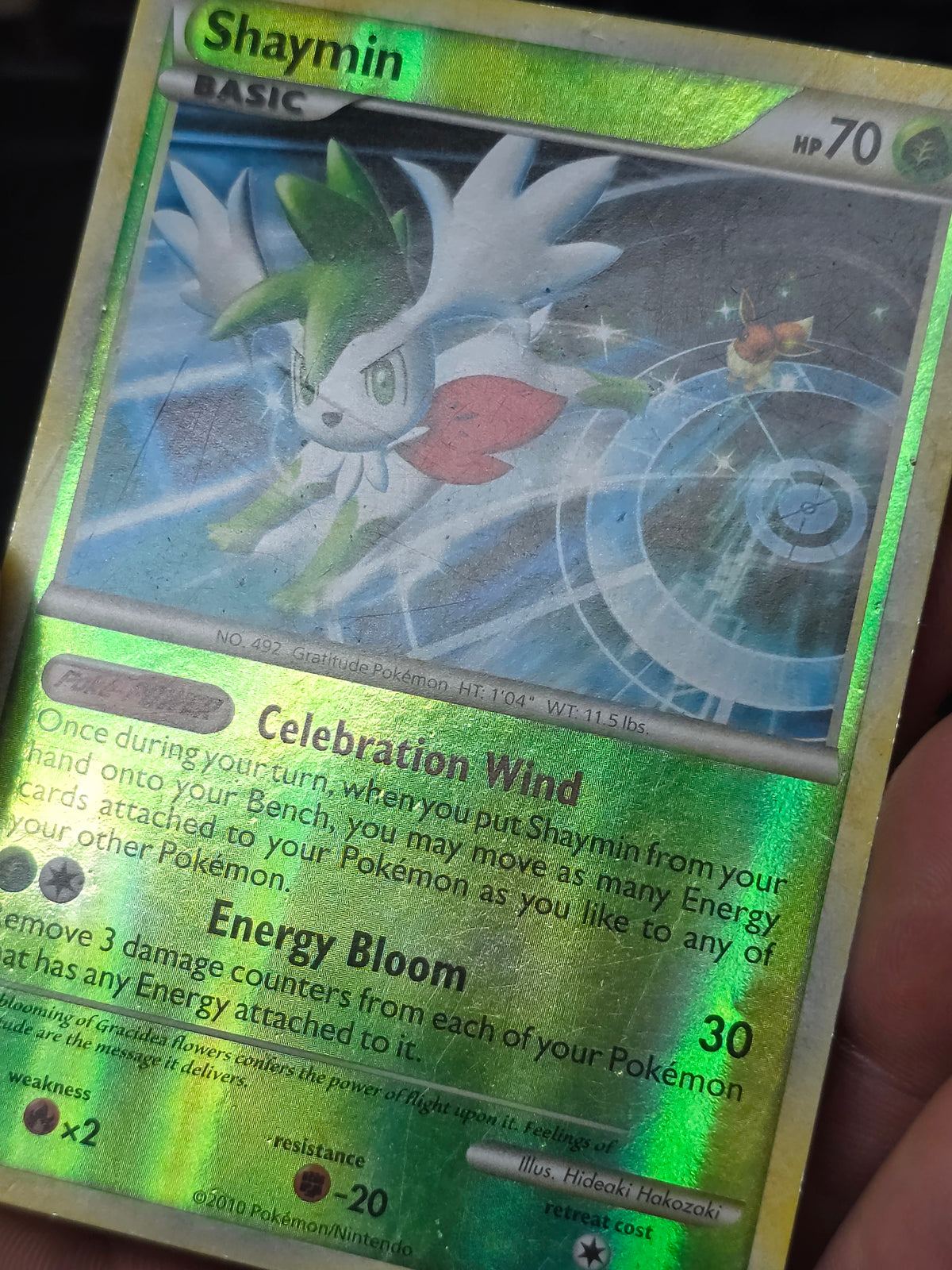Shaymin Unleashed Reverse Holo Rare 8