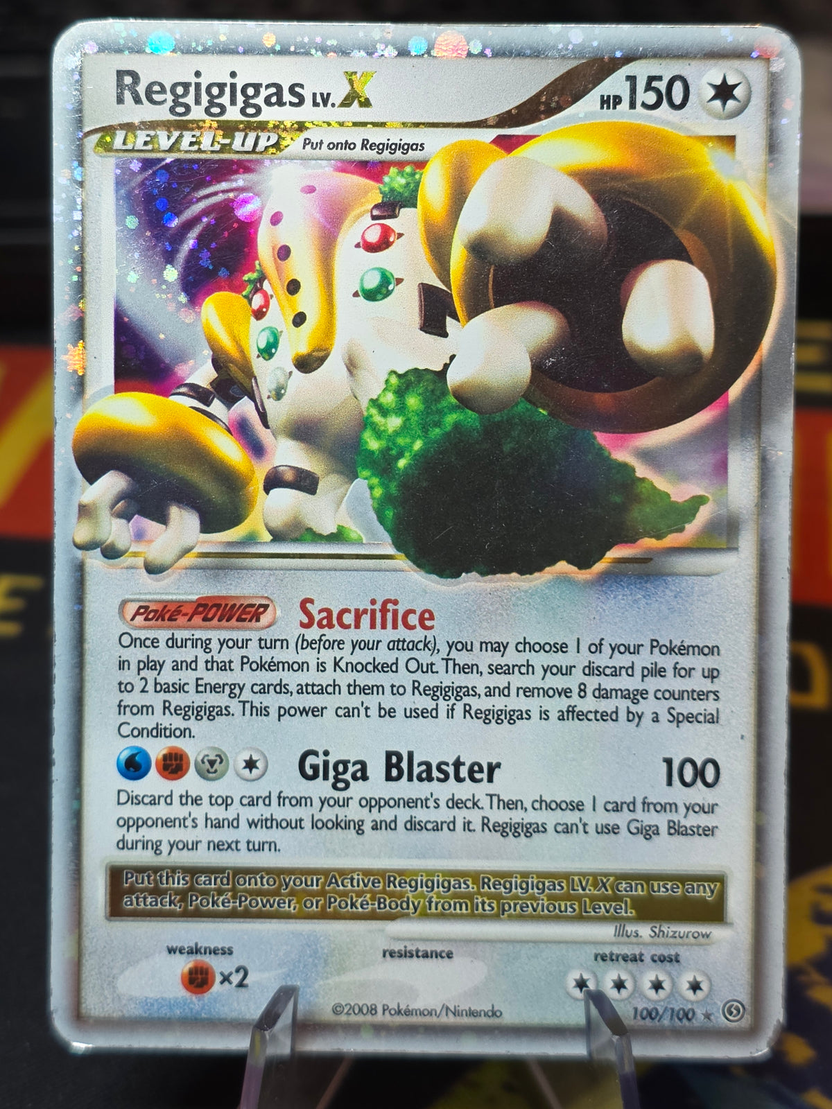 Regigigas LV.X 100/100 Stormfront LV.X Rare Holo POKEMON