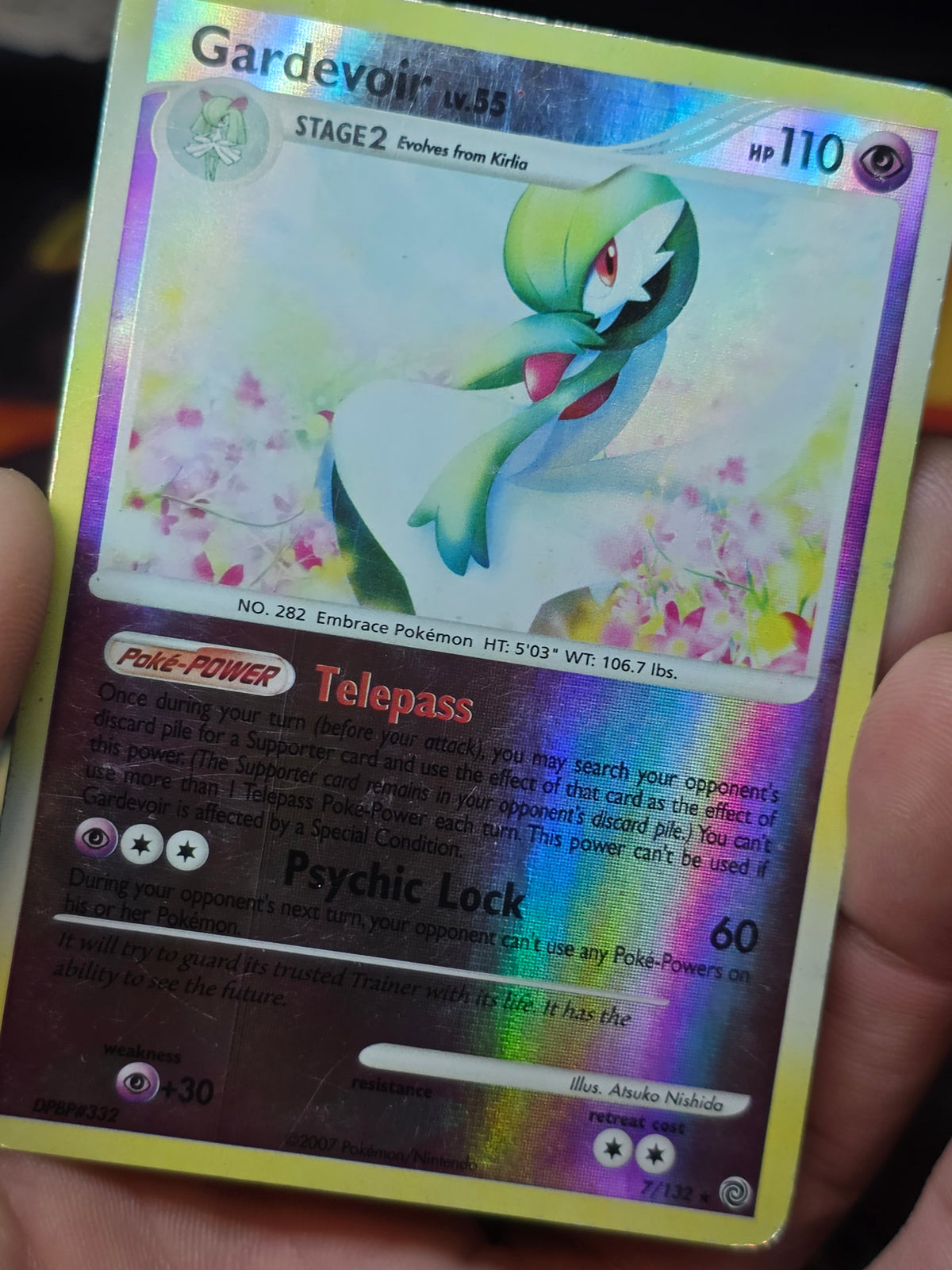 Gardevoir [Reverse Holo] #7/132 Pokemon Secret Wonders