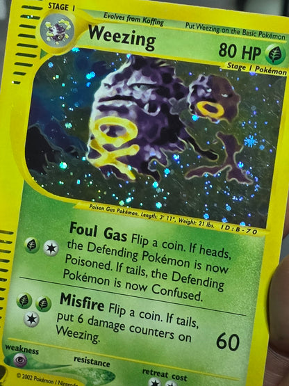 Weezing Holo Rare 32/165 Expedition Base Set WOTC Pokemon
