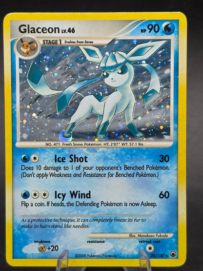 Glaceon Majestic Dawn Cosmos Holo Rare LP