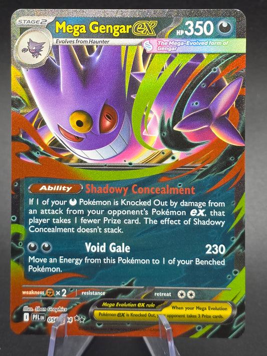 New ListingMega Gengar Ex Phantasmal Flames 056/94 Pokemon Ultra Rare