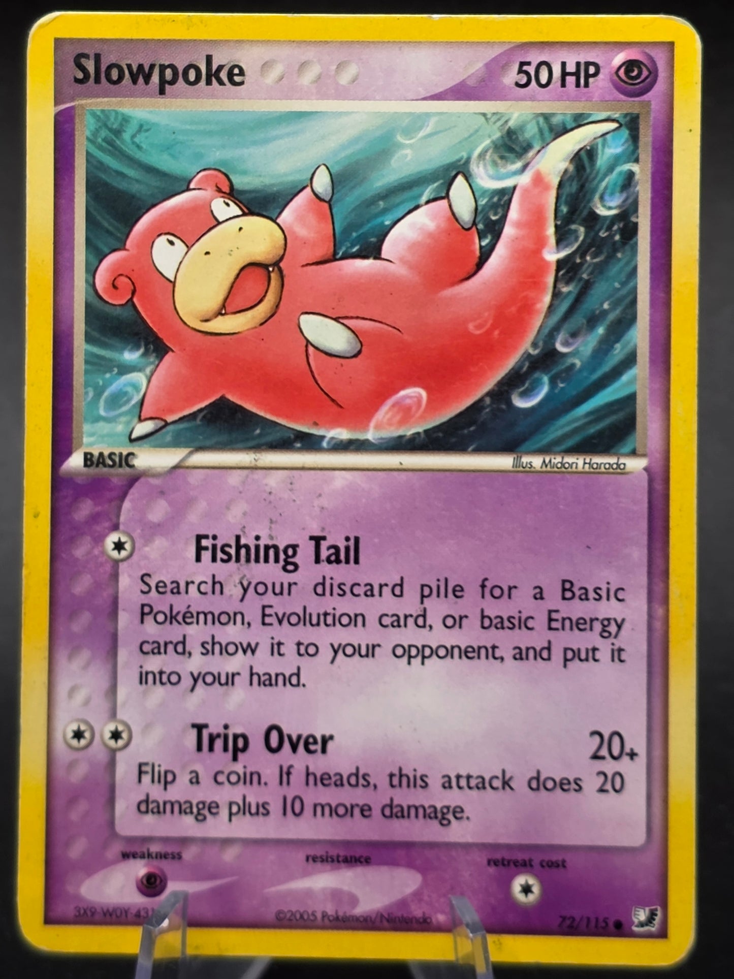 Slowpoke - 72/115 - Ex Unseen Forces *EXC* Common Pokemon Card
