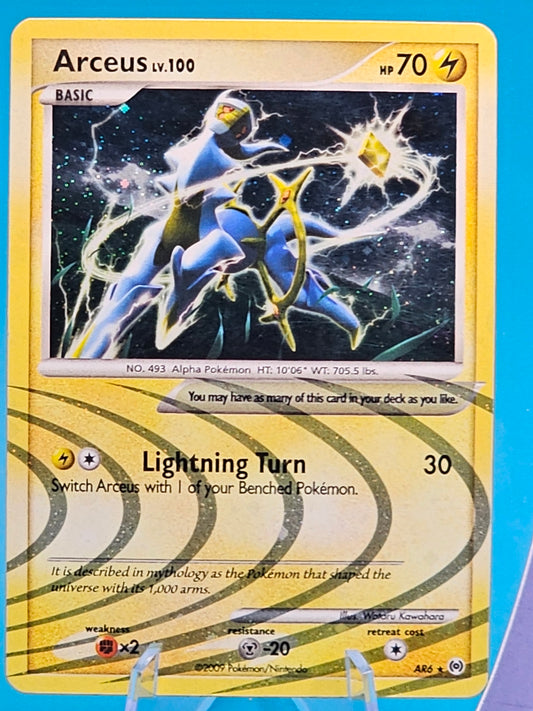 Arceus Lv. 100 AR6 (ARCEUS)Holo Rare 2009 Pokemon Card LP