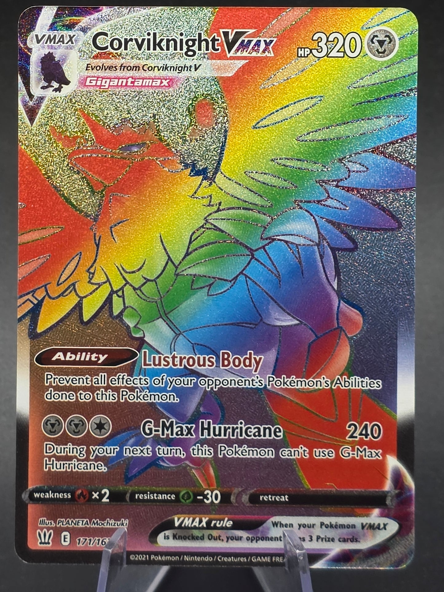 Corviknight VMAX (Secret) Battle Styles Secret Rare 171/163