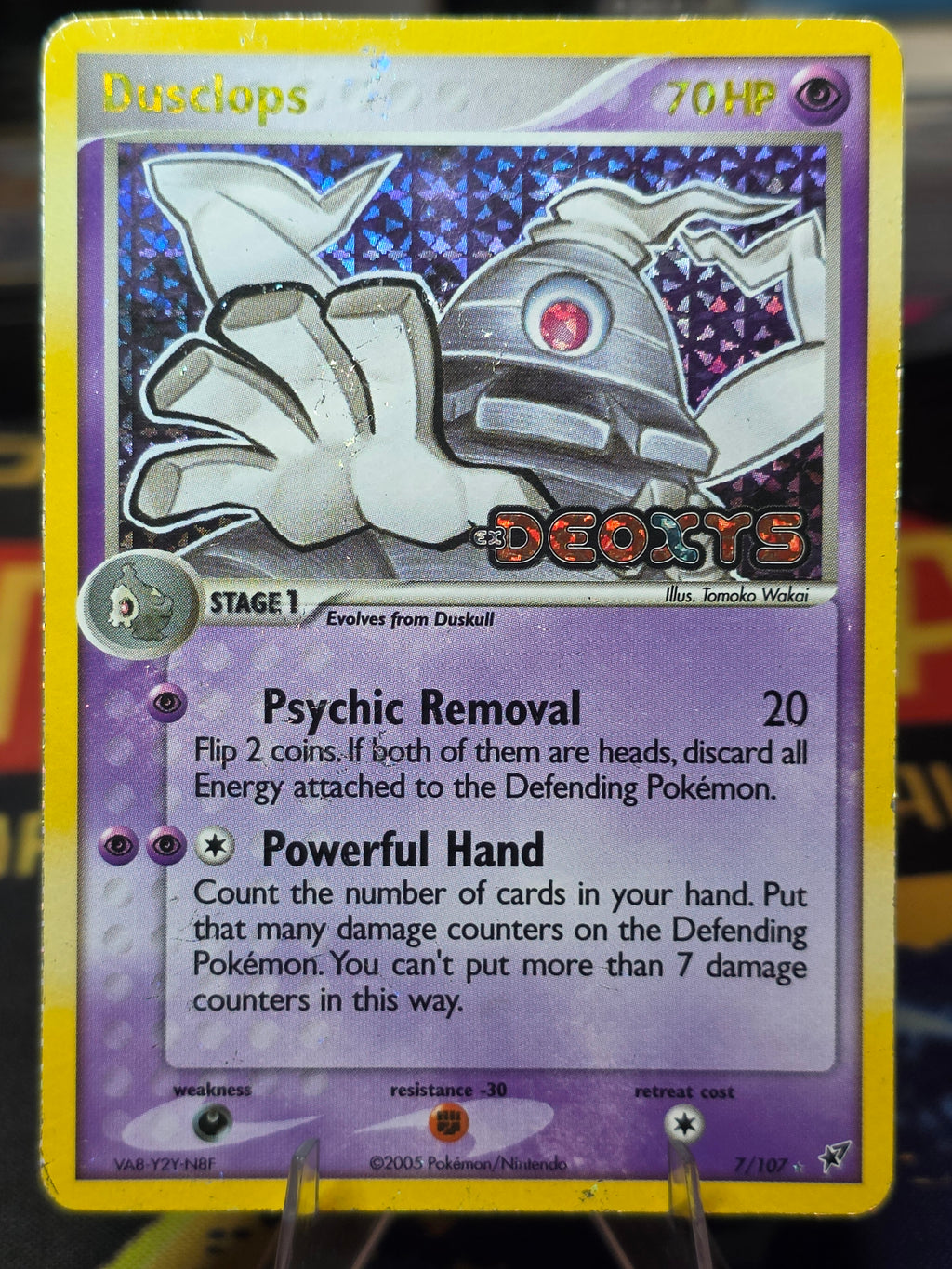 Dusclops 7/107 Reverse Holo Rare 2005 EX Deoxys HP