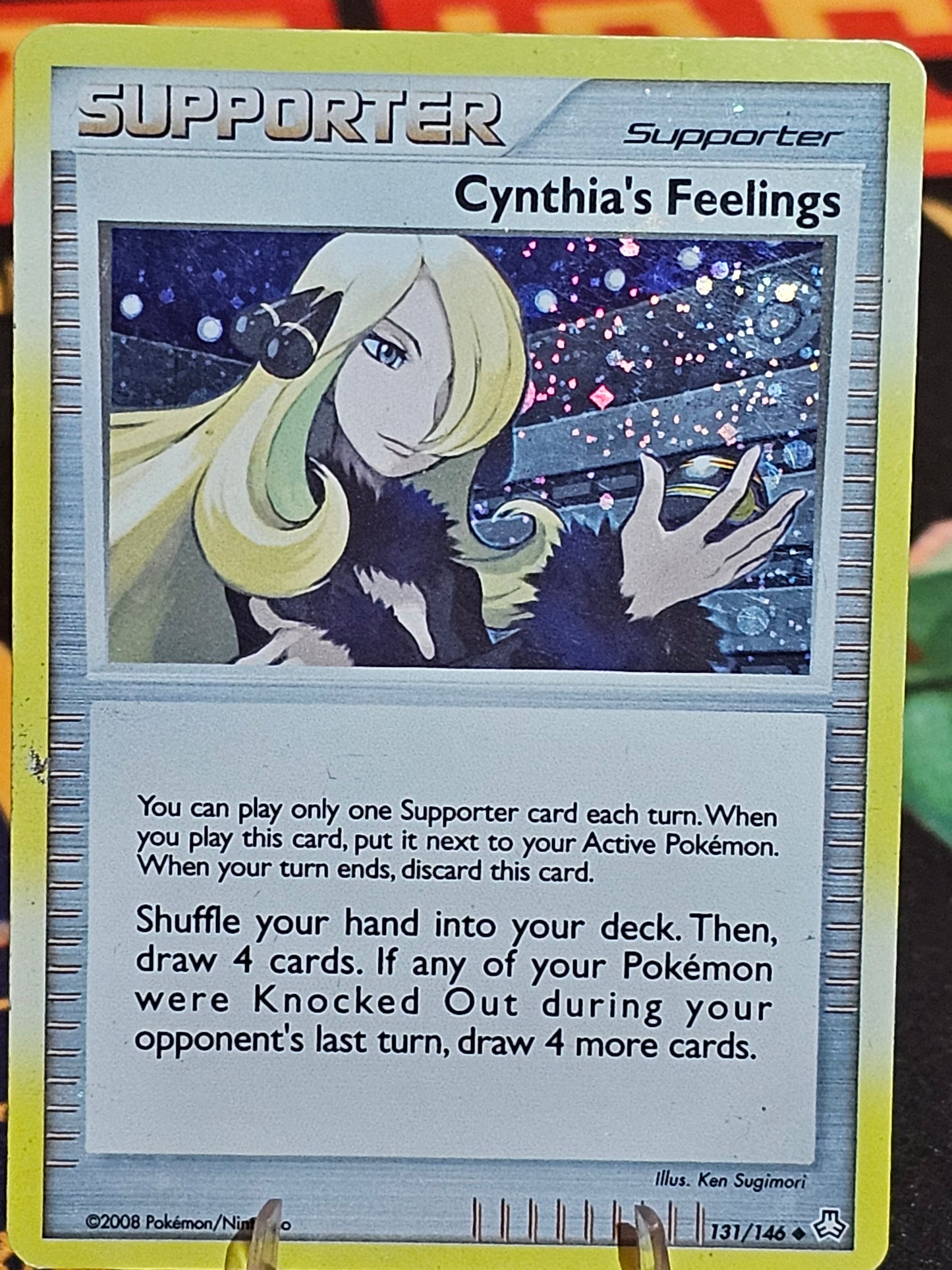 Cynthia's Feelings - 131/146 - Cosmos Holo - Promo - Legends Awakened Mp