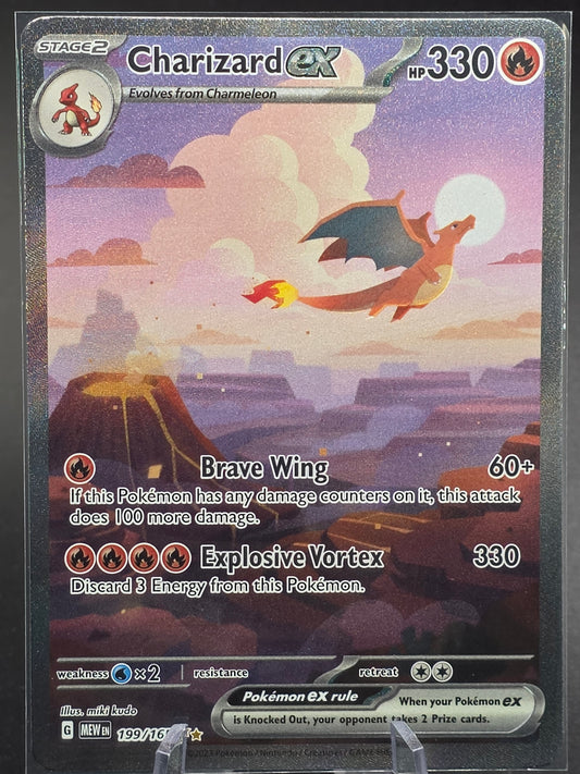 Charizard EX 199/165 Scarlet & Violet 151 Special Illustration Rare NM