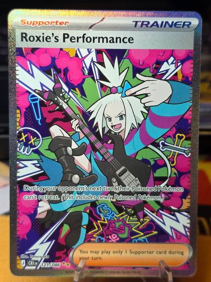Roxie's Performance 121/086 Special Illustration Rare Chaos Rising Pokemon NM