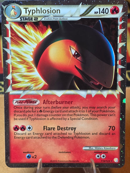 Typhlosion Prime #110/123 - HeartGold & SoulSilver Holo Rare