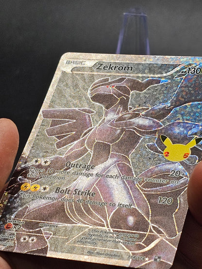 Zekrom Full Art Celebrations #114/114 Ultra Rare Pokemon Card T4-73 114/114
