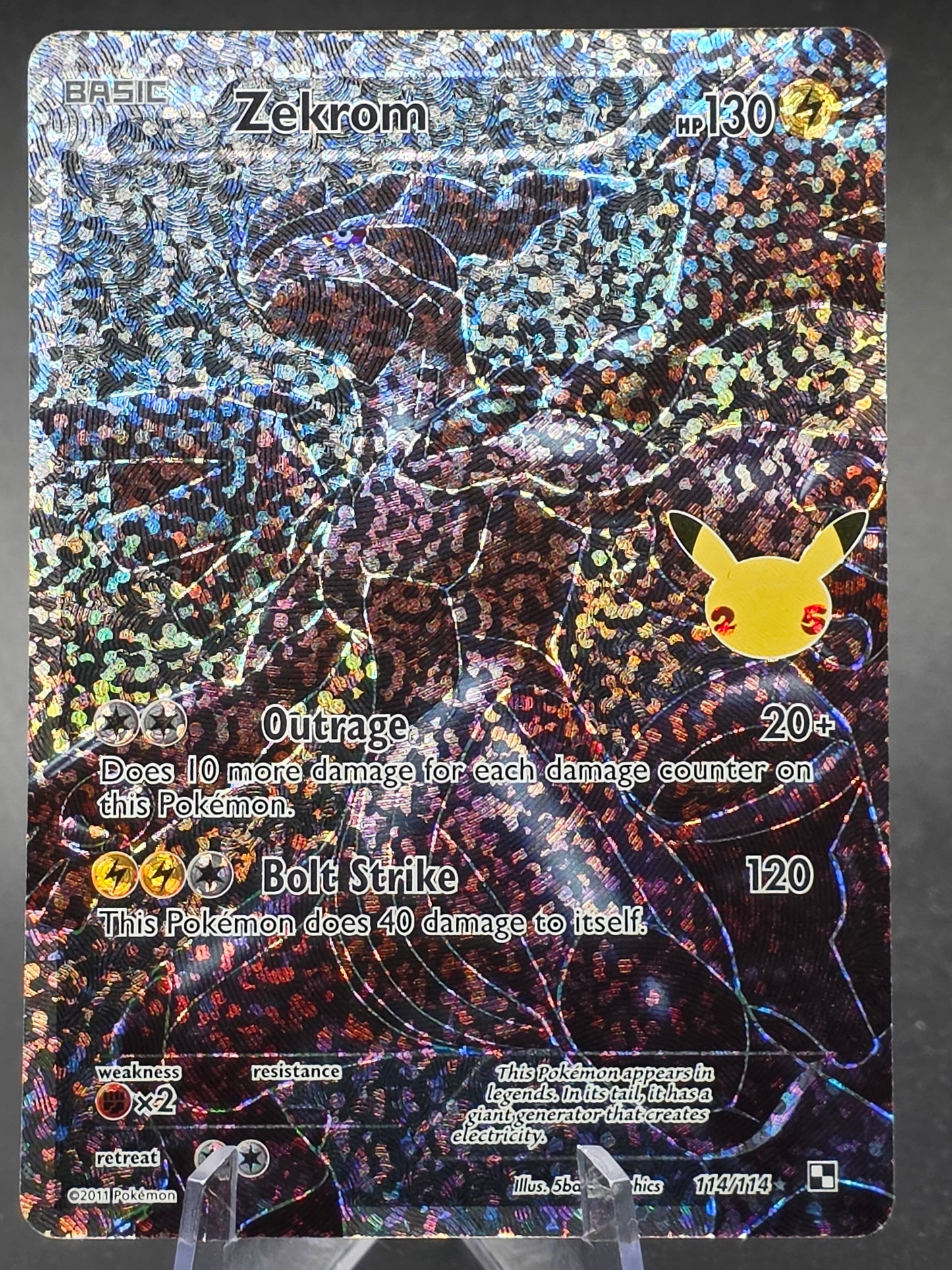 Zekrom 114/114 Celebrations: Classic Collection NM Pokemon