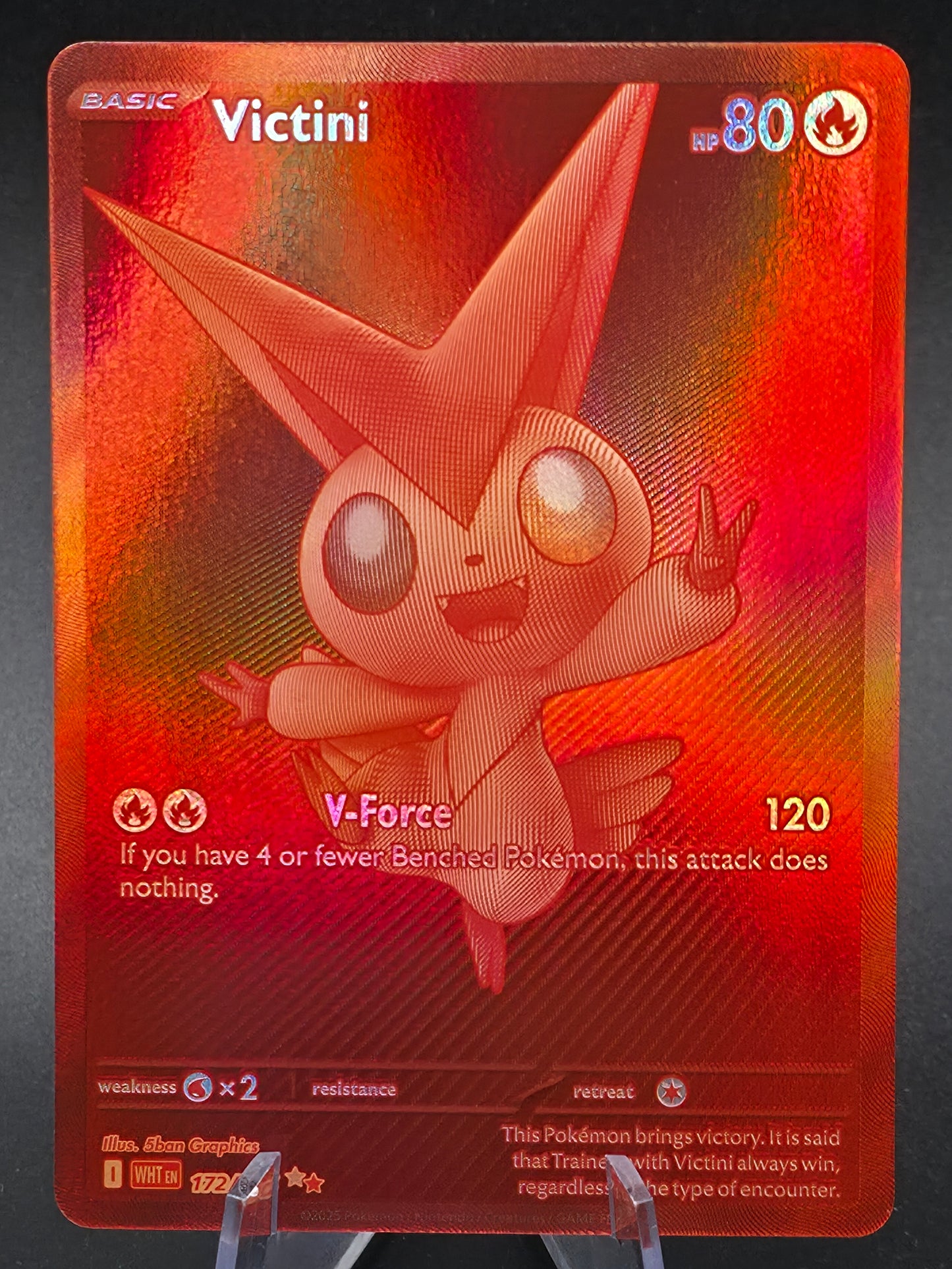 Victini - 172/086 - Pokemon White Flare Black White Rare NM