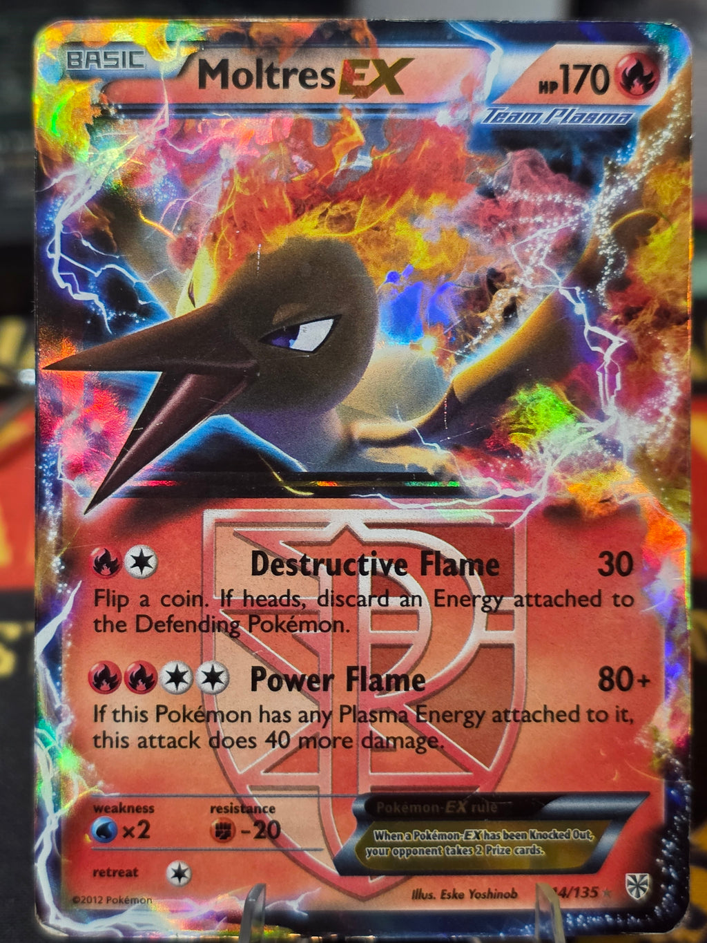 Moltres EX (Team Plasma) Plasma Storm Ultra Rare 14