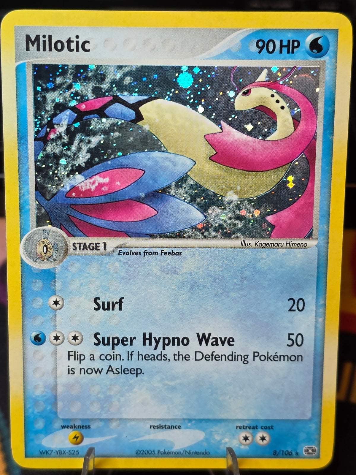 Milotic 8/106 EX Emerald Holo - Mid Era Pokémon TCG