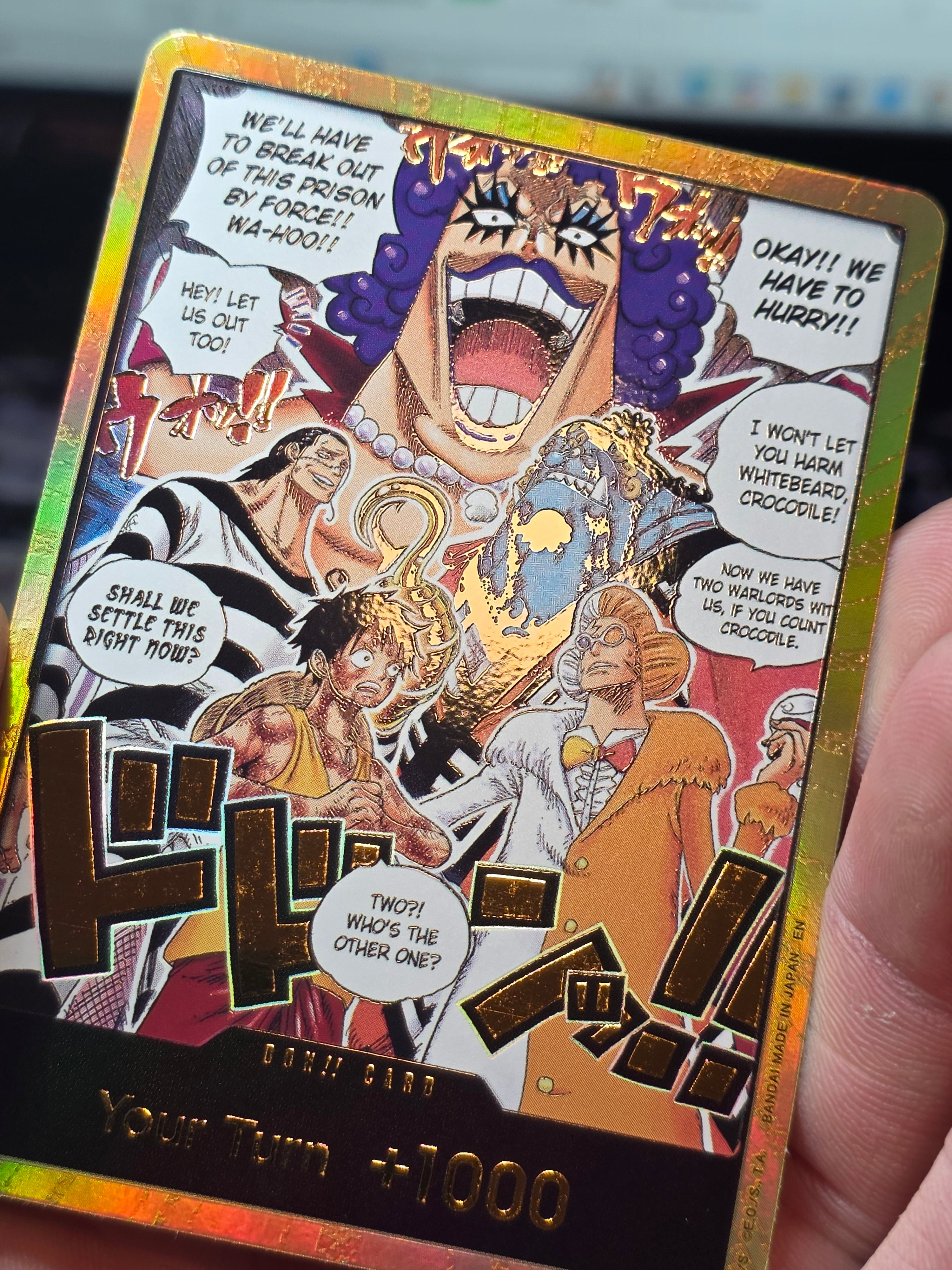 ONE PIECE Card Game Gold Don!! Cars Impel Down The Time of Battle OP16