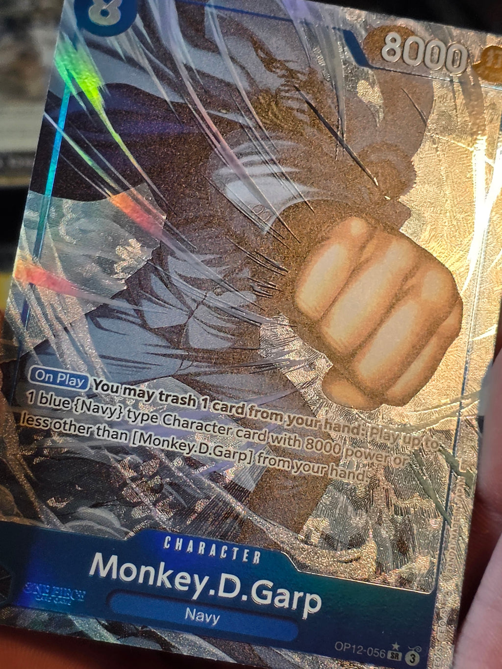 Monkey D Garp OP12-056 Alternate Art One Piece Card Legacy Master English