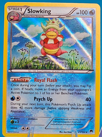 Slowking 21/122 NM XY BREAKPoint Holo Pokémon Card 21/122 Nm